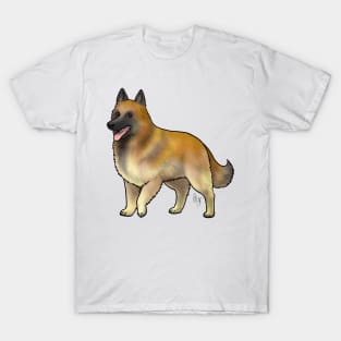 Dog - Belgian Tervuren - Fawn and Black T-Shirt